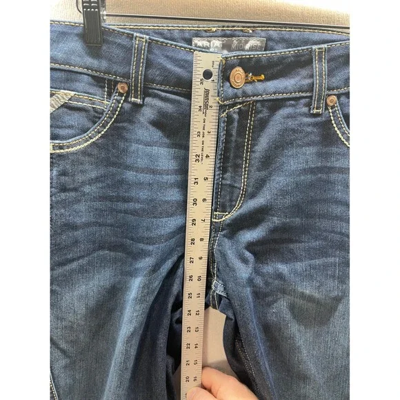 Ariat Rebar Durastretch Riveter Bootcut Jeans Womens 33R Plus Blue Denim 3175 - Picture 6 of 10
